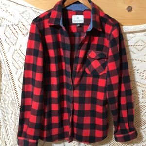 Legendary Whitetails buffalo plaid fleece shirt xl